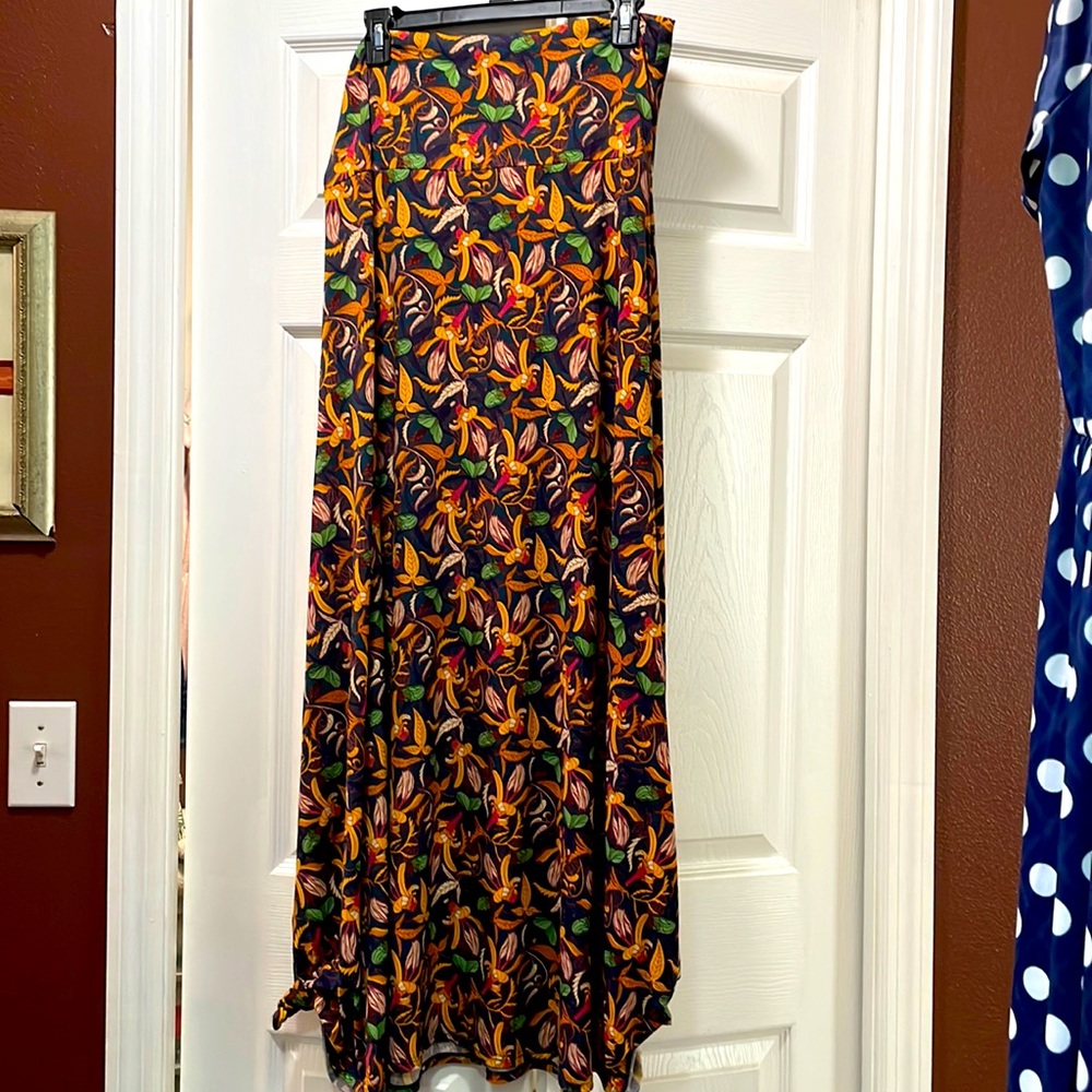 LuLaRoe maxi skirt, medium, multicolored